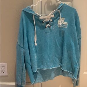 Ron Jon cropped hoodie